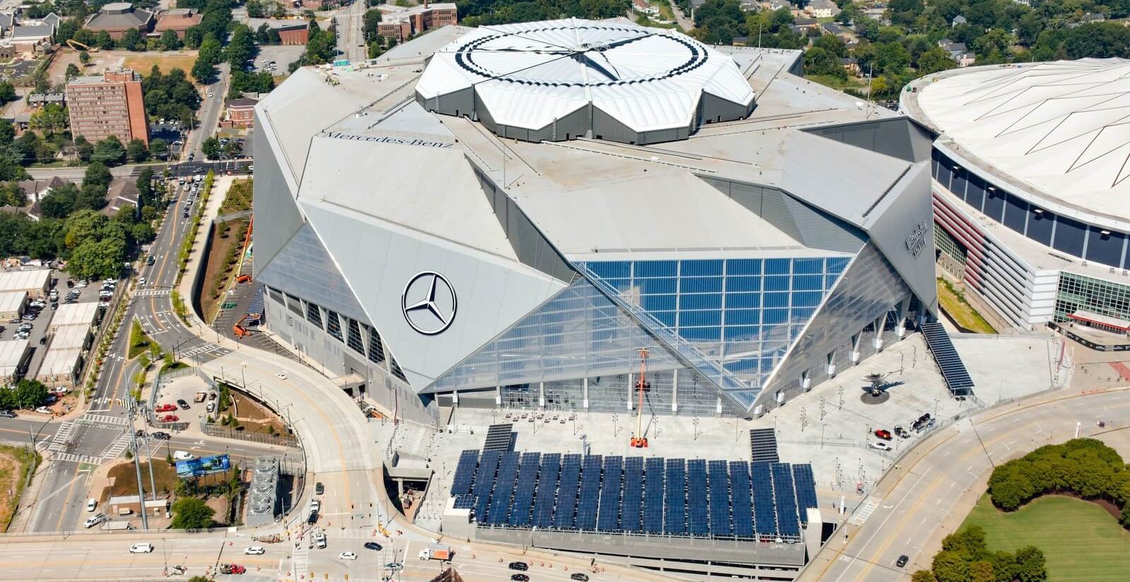 Mercedes-Benz Stadium in Atlanta, Georgia