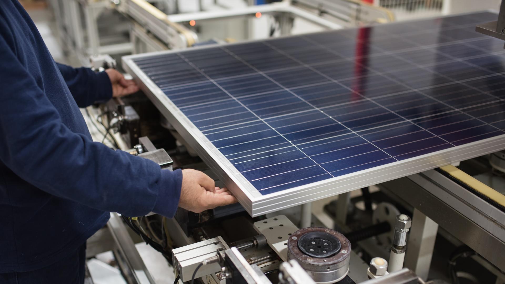 solar manufacturing worker