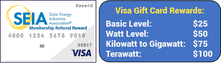SEIA Gift Card - Rewards by Level
