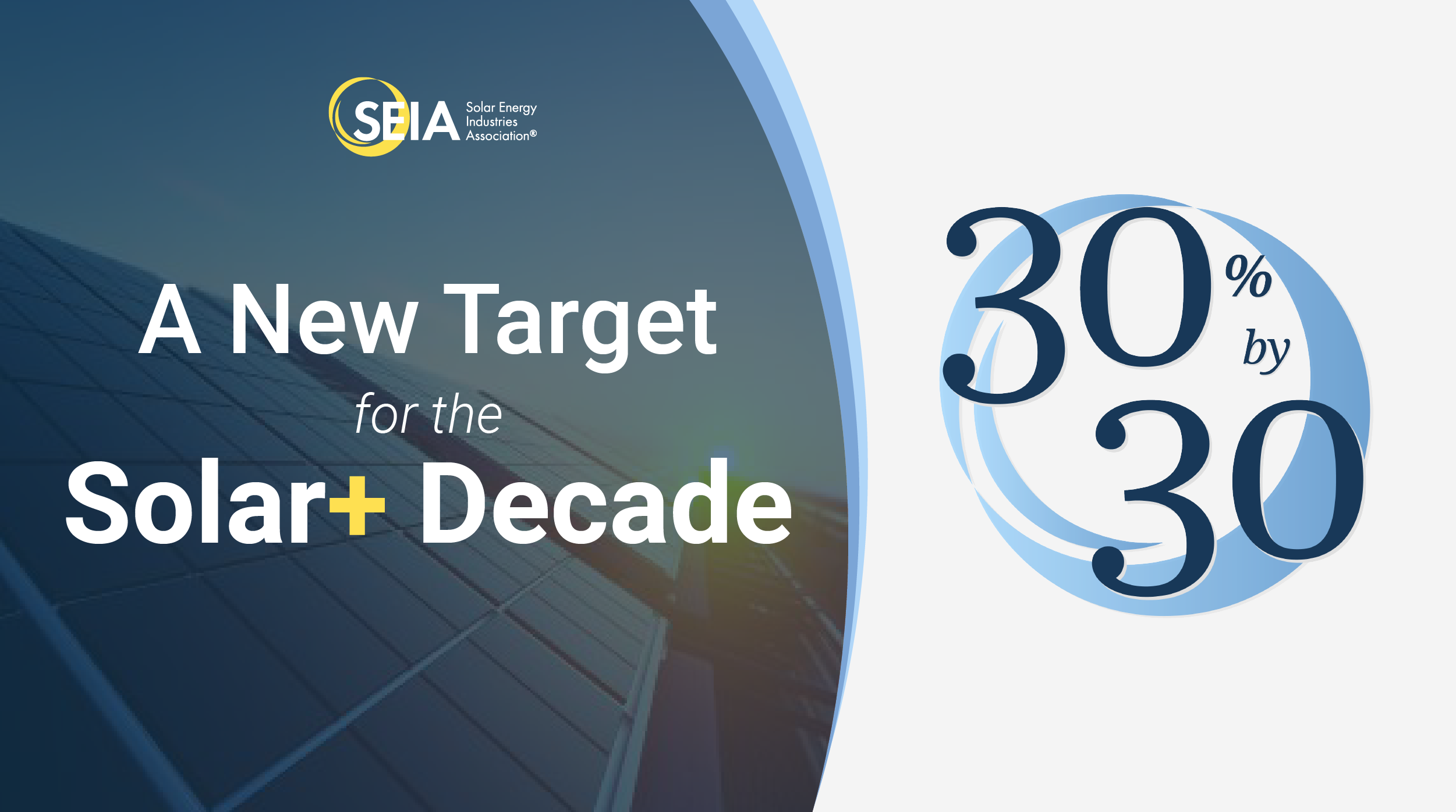30% by 2030: A New Target for the Solar+ Decade